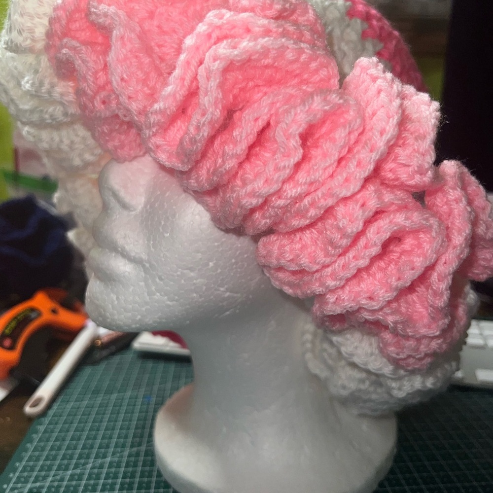 Crochet Ruffles Hat - Picture 5 of 5